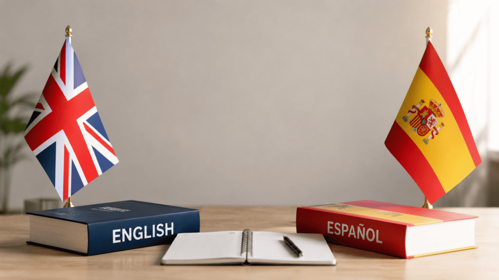 Espanhol ou inglês qual aprender primeiro